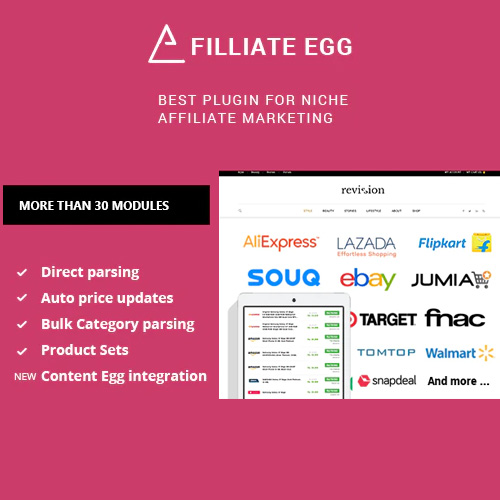 Affiliate Egg – Niche Affiliate Marketing WordPress Plugin - v10.0.7
